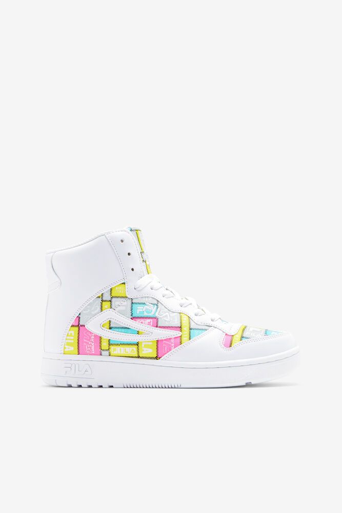 Fila Trainers Womens White Fx-dsx Mid Patchwork - Ireland 76301-HRNX